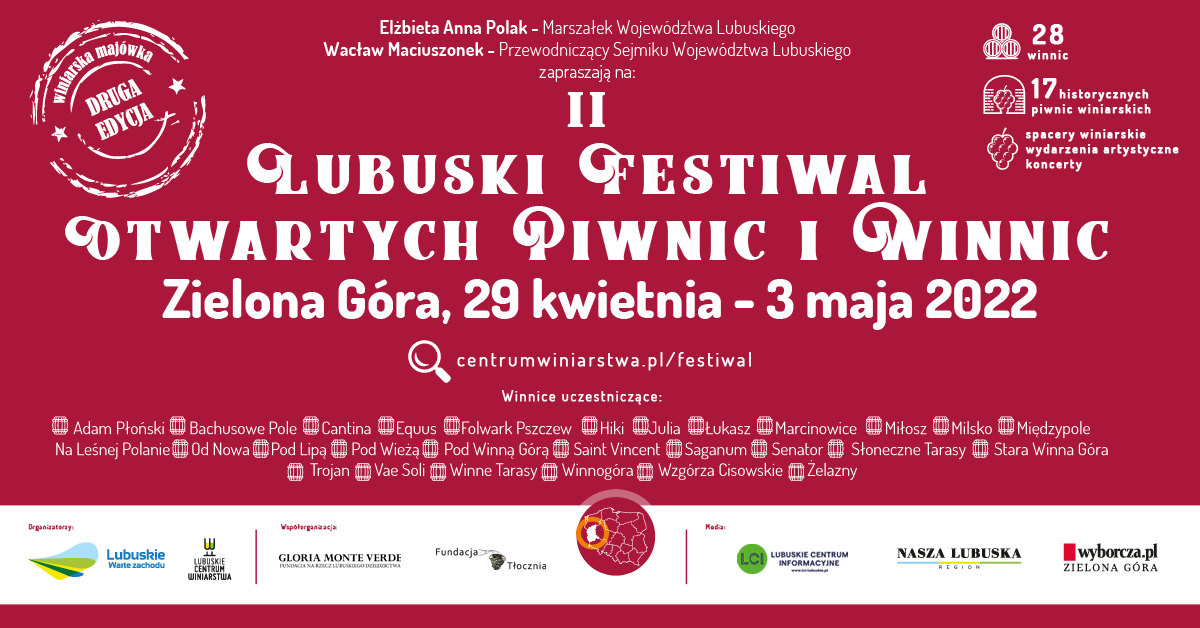 II Lubuski Festiwal Otwartych Piwnic i Winnic